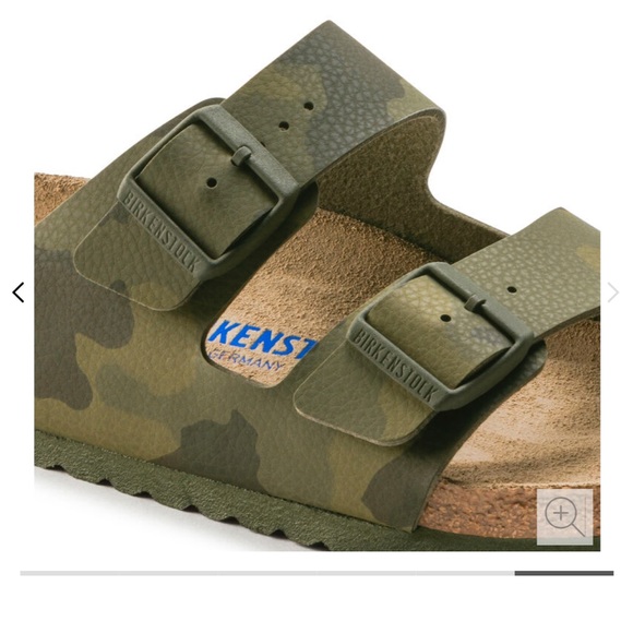 Birkenstock Birko-Flor Desert Soil Camo Green Size 38 NWOT - Picture 6 of 13